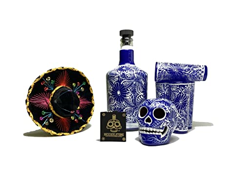 Skull Decanter Set with Shot Glasses