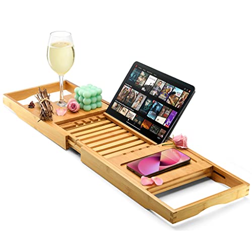 Wine and Book Holder for Bathtub