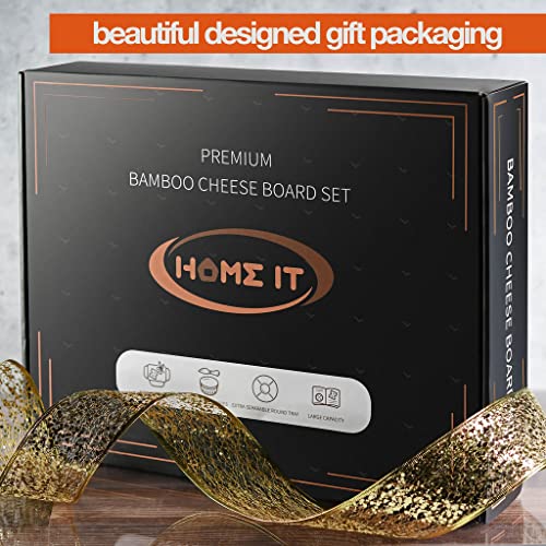 Charcuterie Board Set with Utensils & Trays