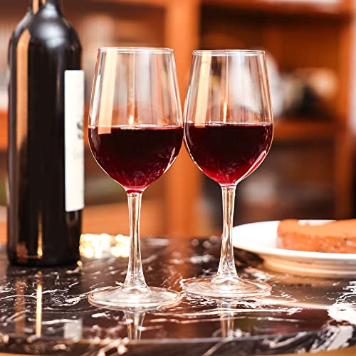 Durable wine glasses for red and white