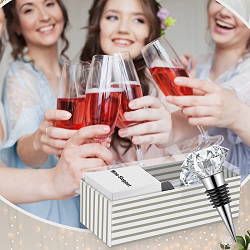 Crystal Diamond Wine Stoppers for Parties & Weddings