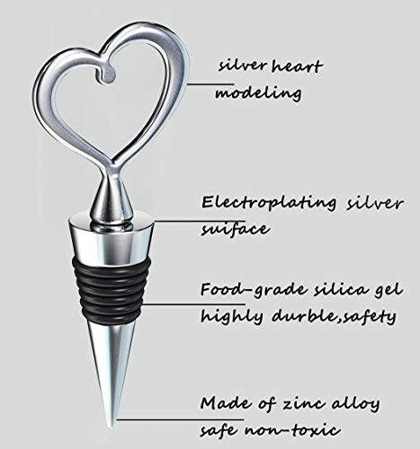 30 Love Design Wine Stoppers for Events