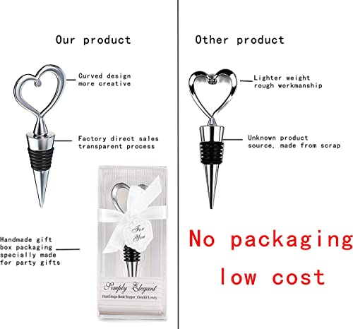 30 Love Design Wine Stoppers for Events