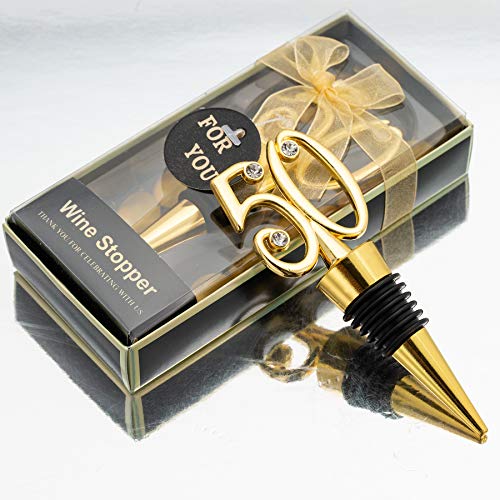 50th Anniversary Wine Stopper Party Favors