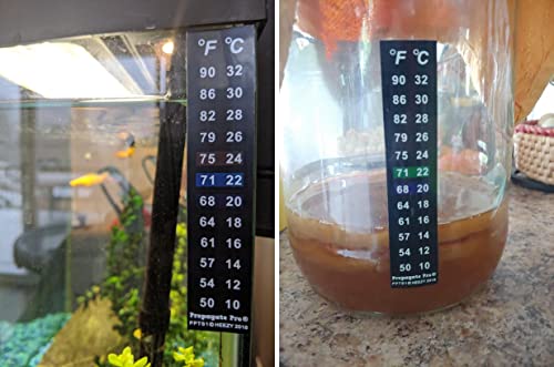 Digital Thermometer Strip for Wine Fermenting & Brewing