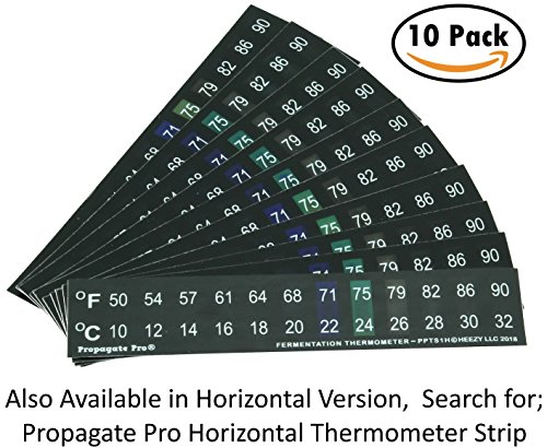 Digital Thermometer Strip for Wine Fermenting & Brewing