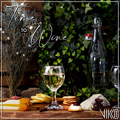 Vikko Round Stemmed Wine Glasses Set of 6