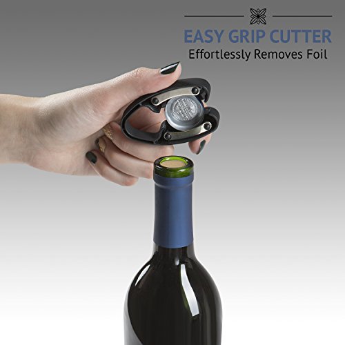 Stainless Steel Wine Set with Electric Opener & Preserver