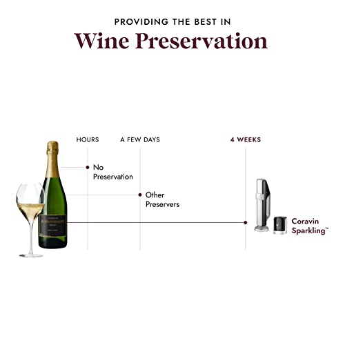 Coravin Sparkling Wine with CO2 Capsules and Stoppers
