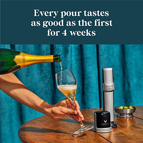 Coravin Sparkling Wine with CO2 Capsules and Stoppers