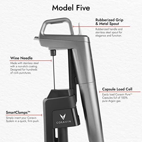 Coravin Five Wine System: Open, Pour, Save