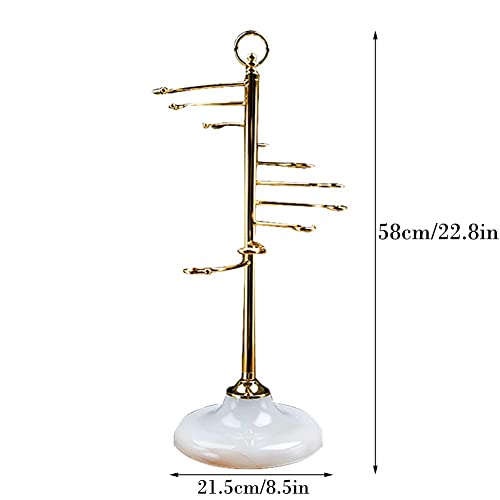 Tabletop Wine Glass Holder with Scrollwork Design