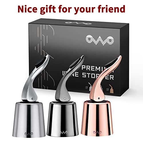 Triple color Wine Stopper Set - Keep Wine Fresh