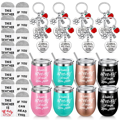 Bulk Teacher Appreciation Wine Tumbler Gift Set