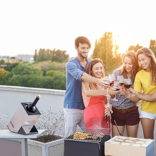 Electric Wine Chiller Bucket - Stainless Steel