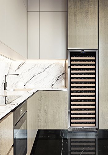 Whynter Stainless Steel Wine Refrigerator with Display Rack
