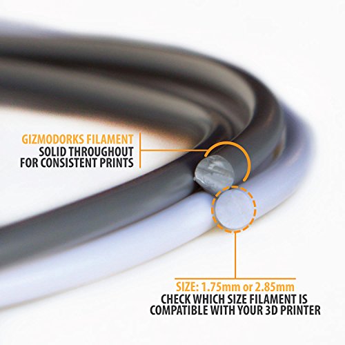 White 1.75mm Nylon Filament - 200g | 3D Printers
