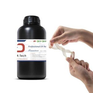 Tenacious Flexible 3D Printer Resin - 1000g, Clear