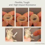 Tenacious Flexible 3D Printer Resin - 1000g, Clear
