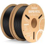ELEGOO PETG Filament 1.75mm Black - High Speed 3D Printer