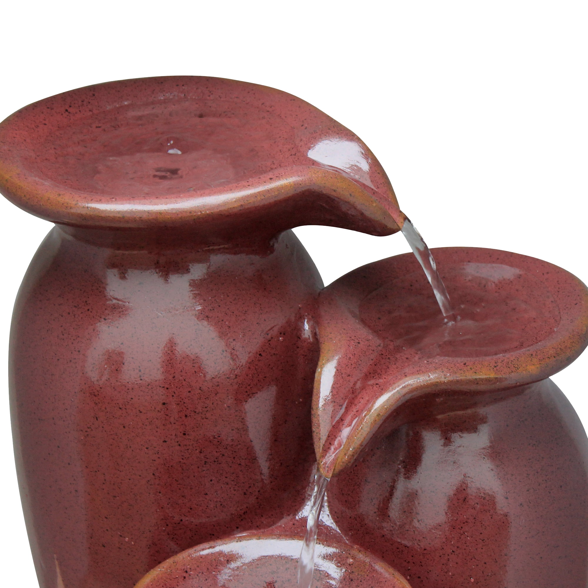 Teamson Home 3-Jar Outdoor Polyresin Fountain
