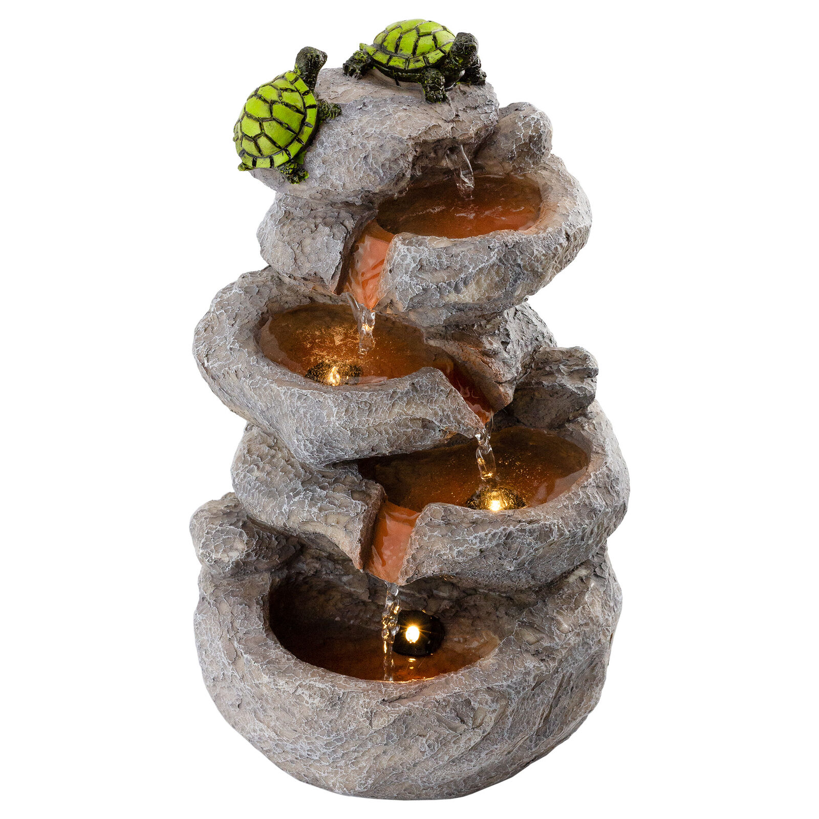 Turtle Tabletop Fountain adds serenity to any space