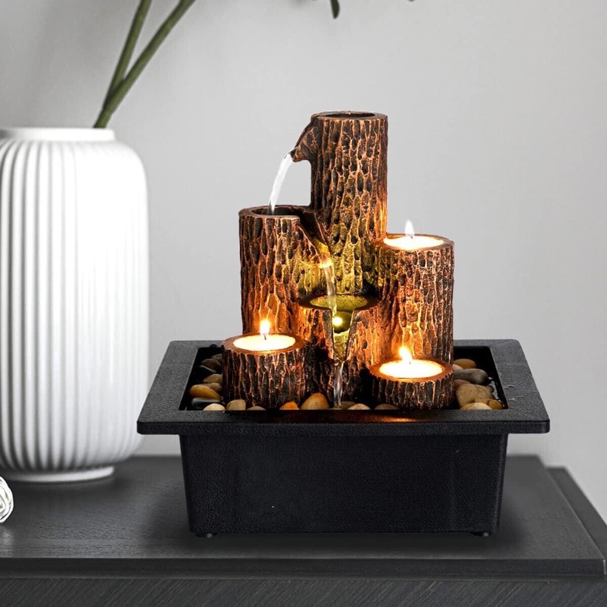 Indoor Tabletop Waterfall Water Fountain