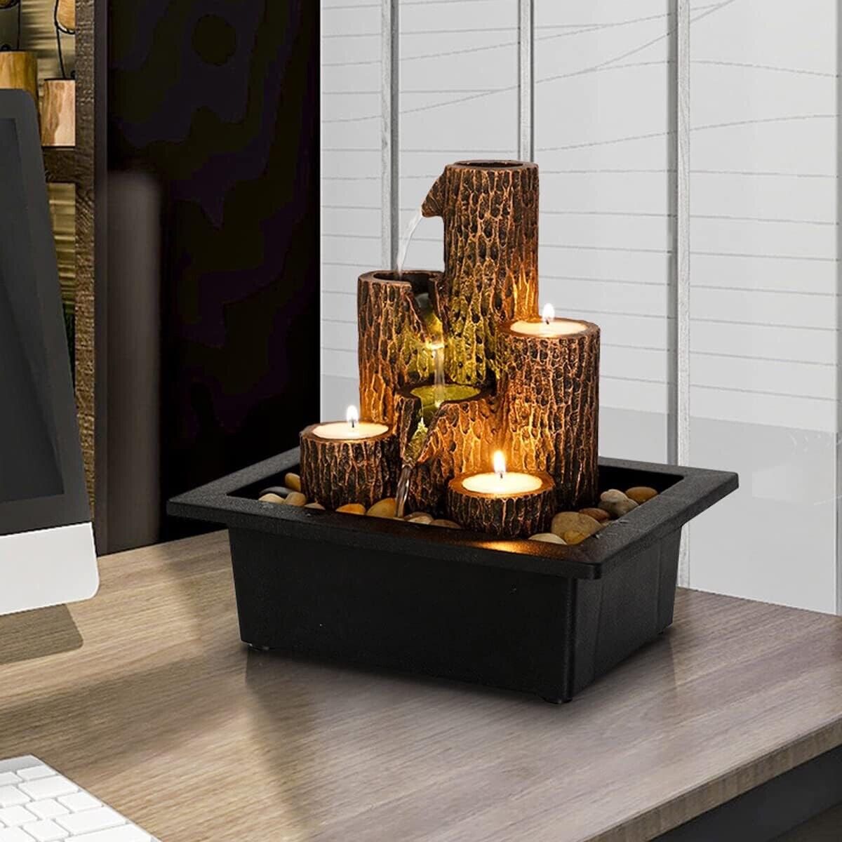 Indoor Tabletop Waterfall Water Fountain