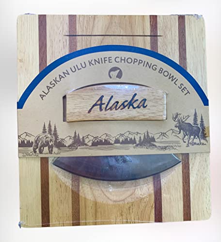 Alaska Ulu Knife and Bowl Set