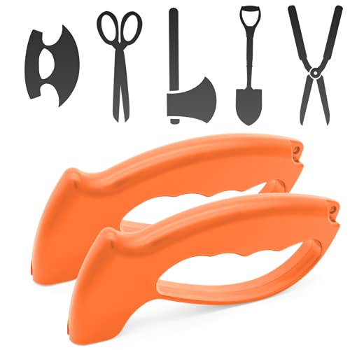 Handheld Ulu Knife & Tool Sharpener, 2 Pack