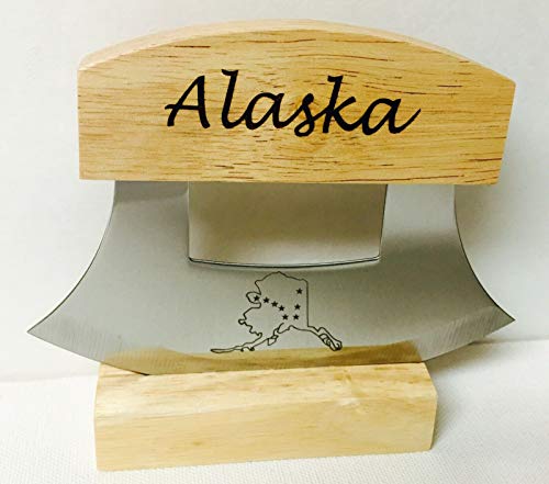 Handcrafted Alaskan Ulu Knife for Kitchen Use