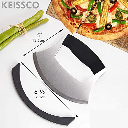 Razor Sharp Stainless Steel Ulu Pizza Cutter