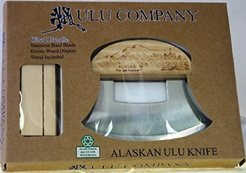 Alaskan Ulu Knife with Display Stand