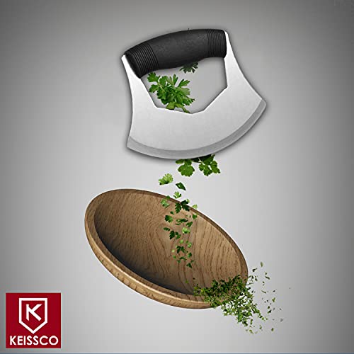 Razor Sharp Stainless Steel Ulu Pizza Cutter