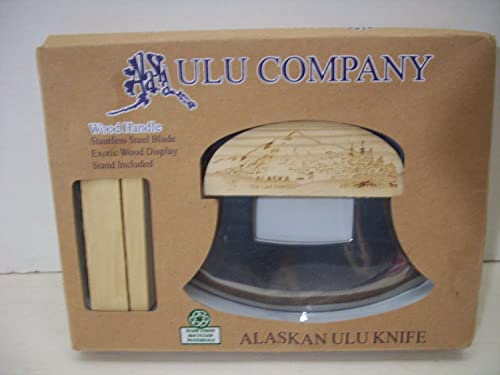 Alaskan Ulu Knife with Display Stand