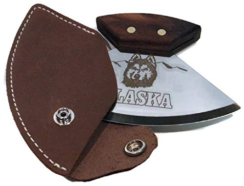Premium Leather Sheath for 6" Ulu Knife