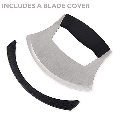 Razor Sharp Stainless Steel Ulu Pizza Cutter