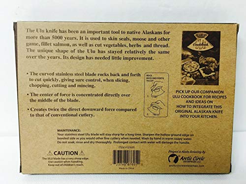Handcrafted Alaskan Ulu Knife for Kitchen Use