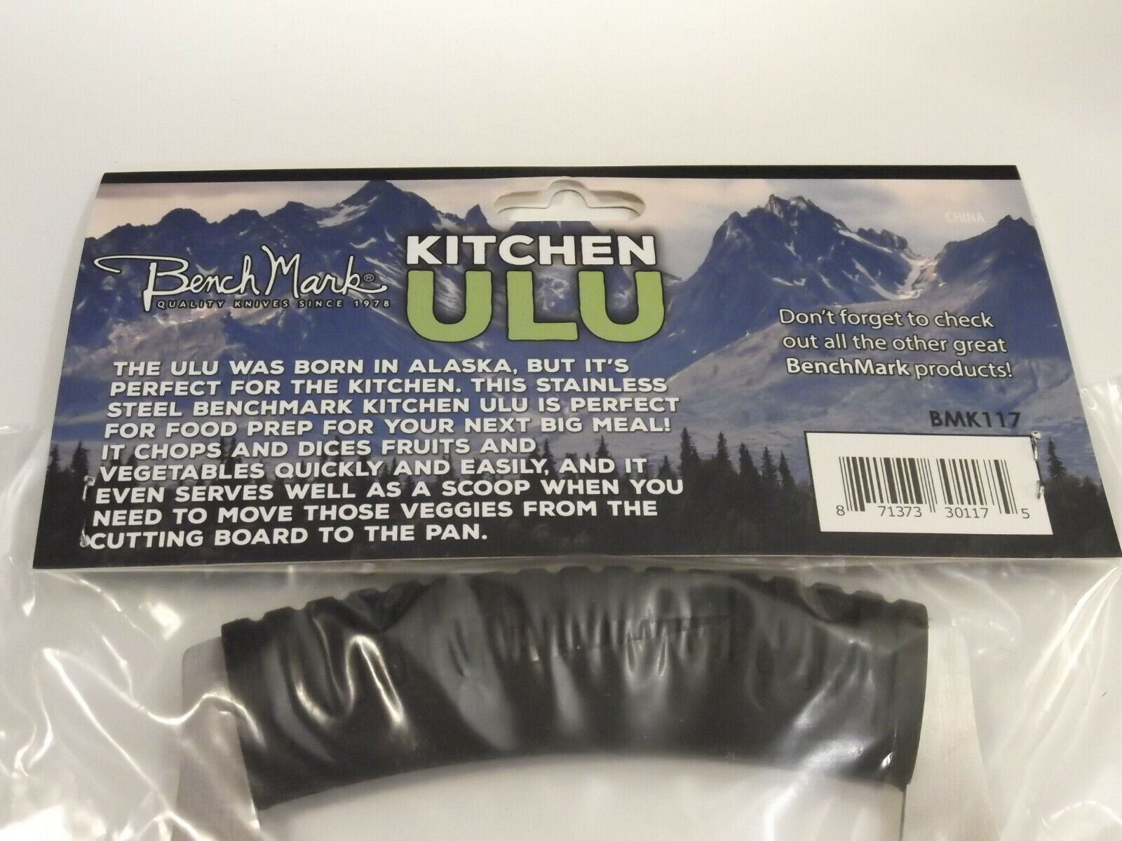 BenchMark BMK117 6.5" Stainless Steel ULU Knife