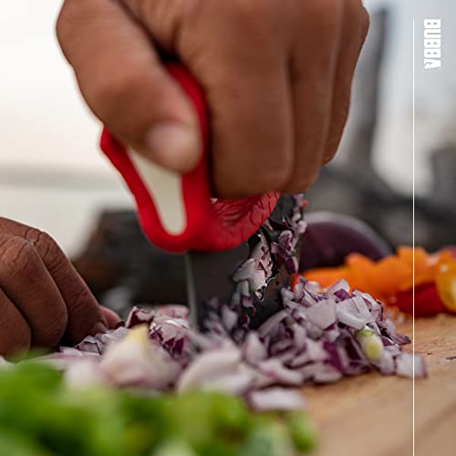 BUBBA ULU Knife with Grip Handle and Sheath