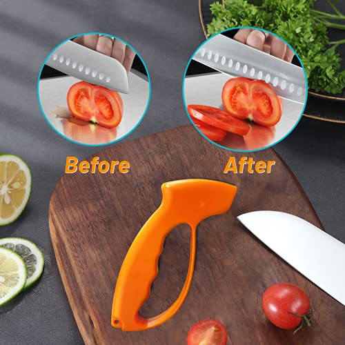 Handheld Ulu Knife & Tool Sharpener, 2 Pack