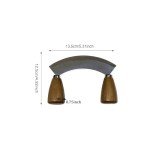 TIYOORTA ULU Knife Mezzaluna Chopper for Veggies