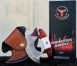 Handmade Damascus Ulu Knife – 5.5" Pizza Cutter