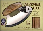 Alaska Birch 6" Ulu Knife with Wood Stand