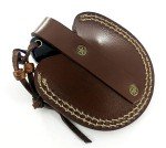 Damascus Steel Alaskan Ulu Knife with Rosewood Handle