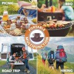 Damascus Steel Ulu Knife with Sheath and Handle