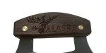 Alaska Ulu Knife with Walnut Block Stand