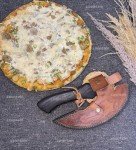 Viking Ulu Axe Pizza Cutter - 9” Steel Blade