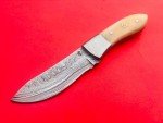 8" Handmade Damascus Steel Nessmuk Knife