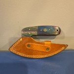 5.5-Inch Damascus Fixed Blade ULU Knife